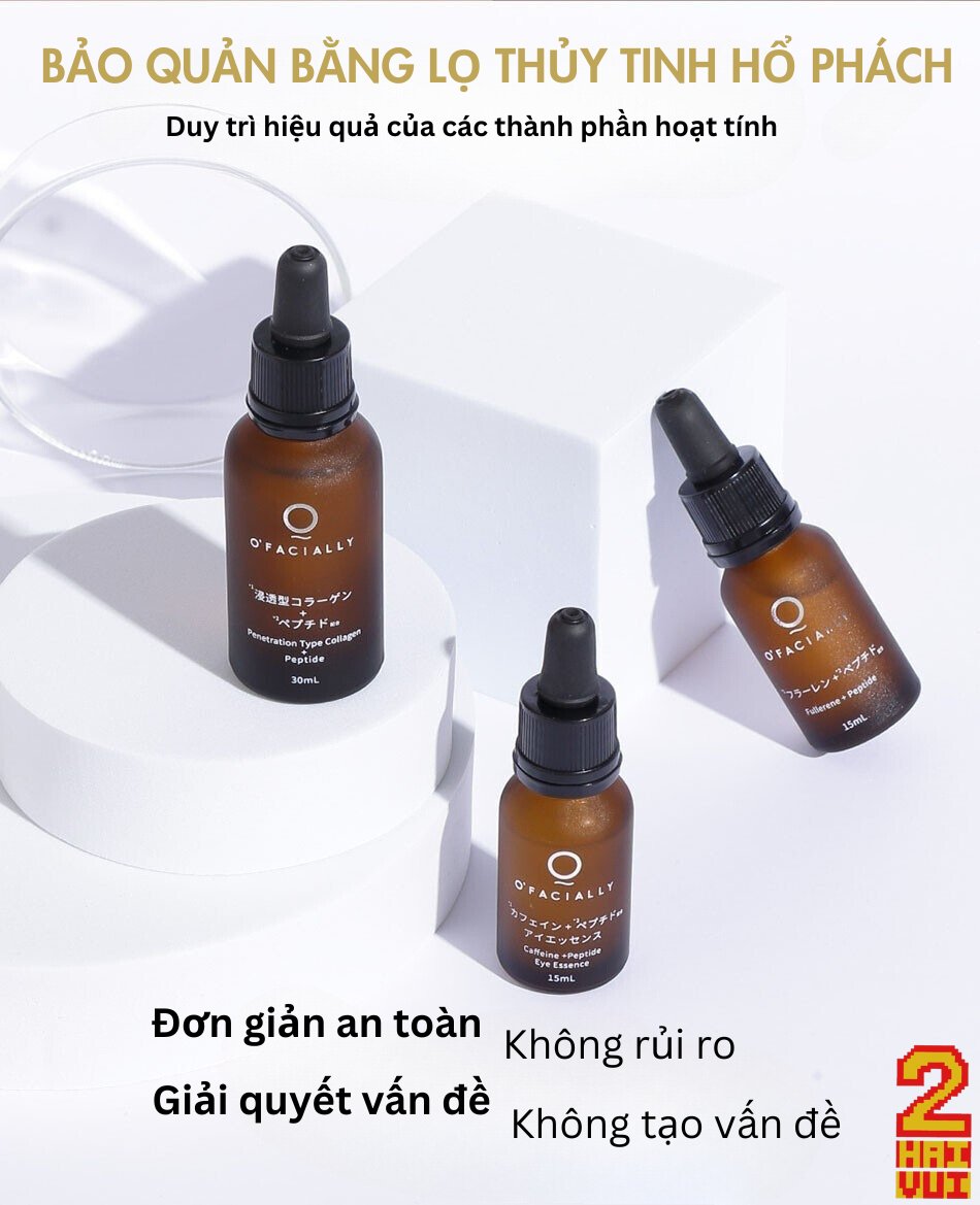 OFACIALLY 微脂胜肽膠原蛋白精華液 30ML - Haivui